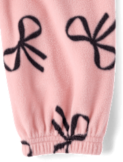Girls Print Microfleece Half Zip Pullover