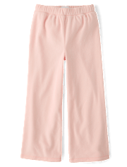 Girls Microfleece Wide Leg Sweatpants