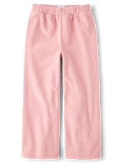 Girls Microfleece Wide Leg Sweatpants