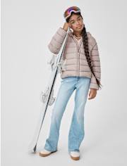 Girls Rhinestone Flare Jeans