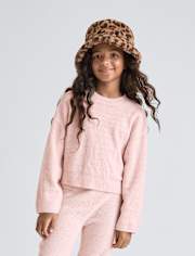 Girls Bell Sleeve Thermal Super Nova Sweater