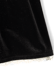 Girls Smocked Velour 2-Piece Outfit Set