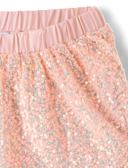 Girls Sequin Tiered Skirt