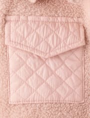 Girls Sherpa Shacket