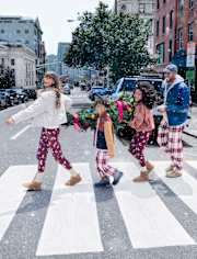 Pull demi-zippé en sherpa pour fille