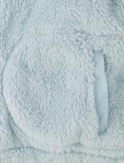 Girls Sherpa Half Zip Pullover