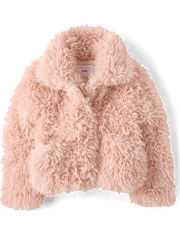 Girls Faux Fur Coat