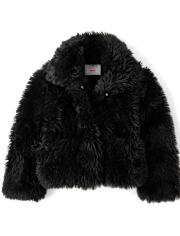 Girls Faux Fur Coat