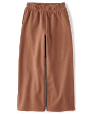 Girls Winter Warm Wide Leg Lounge Pants