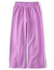 Girls Winter Warm Wide Leg Lounge Pants