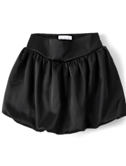Jupe bulle en satin pour fille