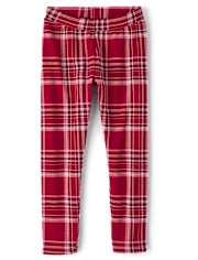 Girls Print Winter Warm Leggings