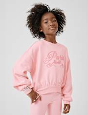 Girls Embellished Winter Warm Sweatshirt