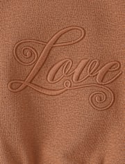 Sweat-shirt chaud d'hiver orné pour filles