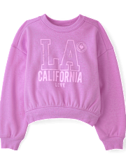 Sweat-shirt chaud d'hiver orné pour filles