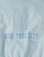 Girls Embellished Winter Warm Sweatshirt