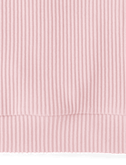 Sweat à capuche côtelé en peluche pour fille