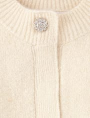 Girls Shimmer Sweater Cardigan