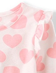 Toddler Girls Heart Flutter Top 3-Pack