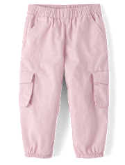 Baby And Toddler Girls Parachute Pull On Cargo Jogger Pants