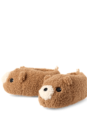 Toddler Boys Bear Slippers