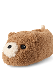 Toddler Boys Bear Slippers