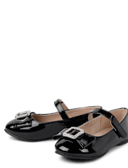 Toddler Girls Jeweled Bow Ballet Flat