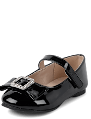 Toddler Girls Jeweled Bow Ballet Flat