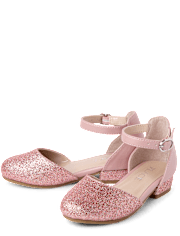 Toddler Girls Glitter Low Heels