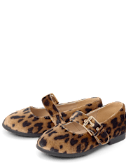 Toddler Girls Leopard Mary Jane Shoes