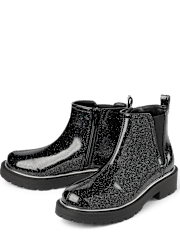 Bottines Chelsea pailletées pour filles