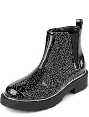 Bottines Chelsea pailletées pour filles