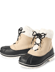 Girls Colorblock All Weather Boots
