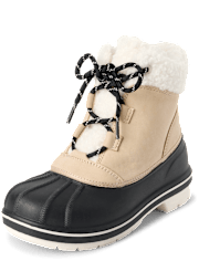 Girls Colorblock All Weather Boots