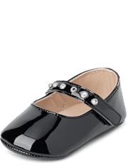 Baby Girls Studded Ballet Flats
