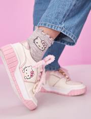 Girls Hello KittyÂ® Colorblock Low Top Sneakers