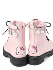Girls Hello Kitty® Charm Lace Up Boots
