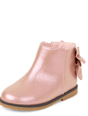 Toddler Girls Shimmer Bow Boots