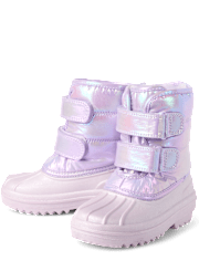 Toddler Girls Iridescent All Weather Boots