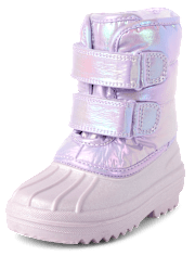 Toddler Girls Iridescent All Weather Boots