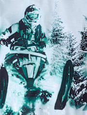 Boys Snowmobile Pajamas