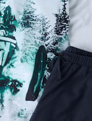 Boys Snowmobile Pajamas