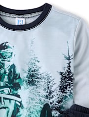 Boys Snowmobile Pajamas