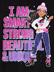 Girls Positive Snug Fit Cotton Pajamas