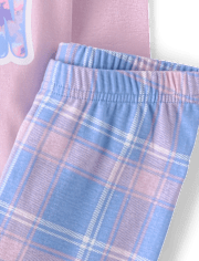 Girls Cat Beanie Snug Fit Cotton Pajamas