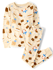 Boys S'mores Snug Fit Cotton Pajamas