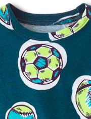 Pyjamas de sport en coton ajustés pour bébés et petits garçons