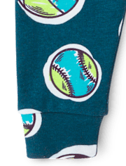 Pyjamas de sport en coton ajustés pour bébés et petits garçons