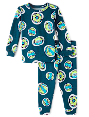 Baby And Toddler Boys Sports Snug Fit Cotton Pajamas