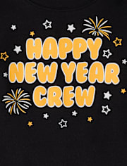 Kids Matching Family Glow New Year Cotton Pajamas